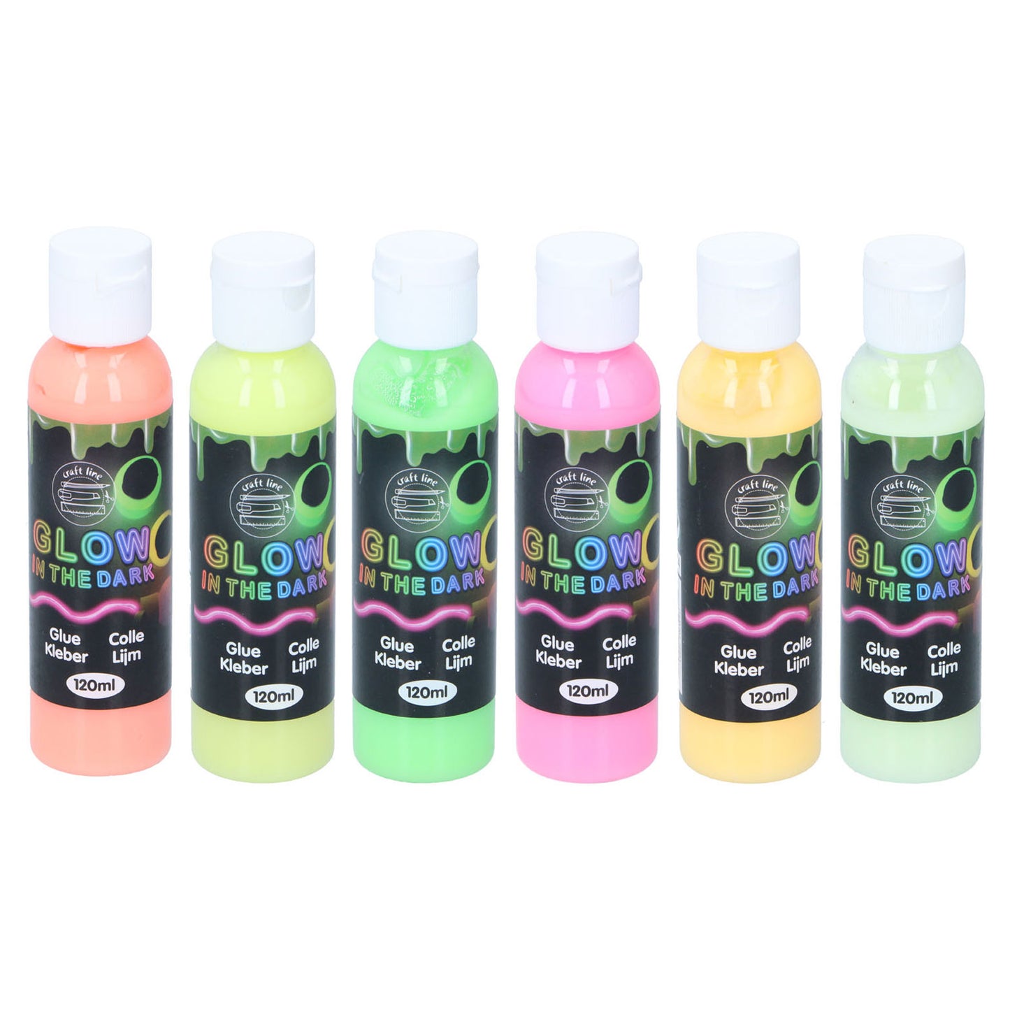 Glow in the Dark Lijm, 120ml