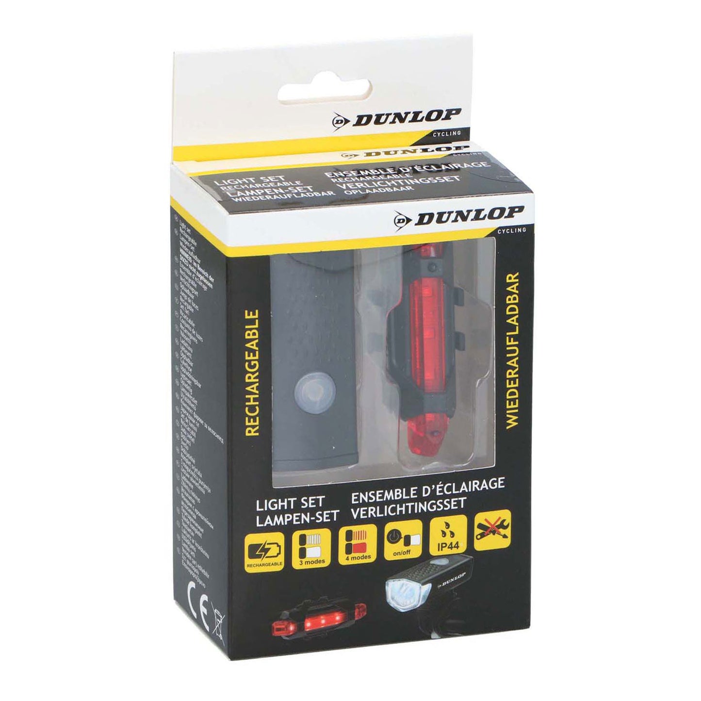 Dunlop Fietsverlichtingsset, 2st.