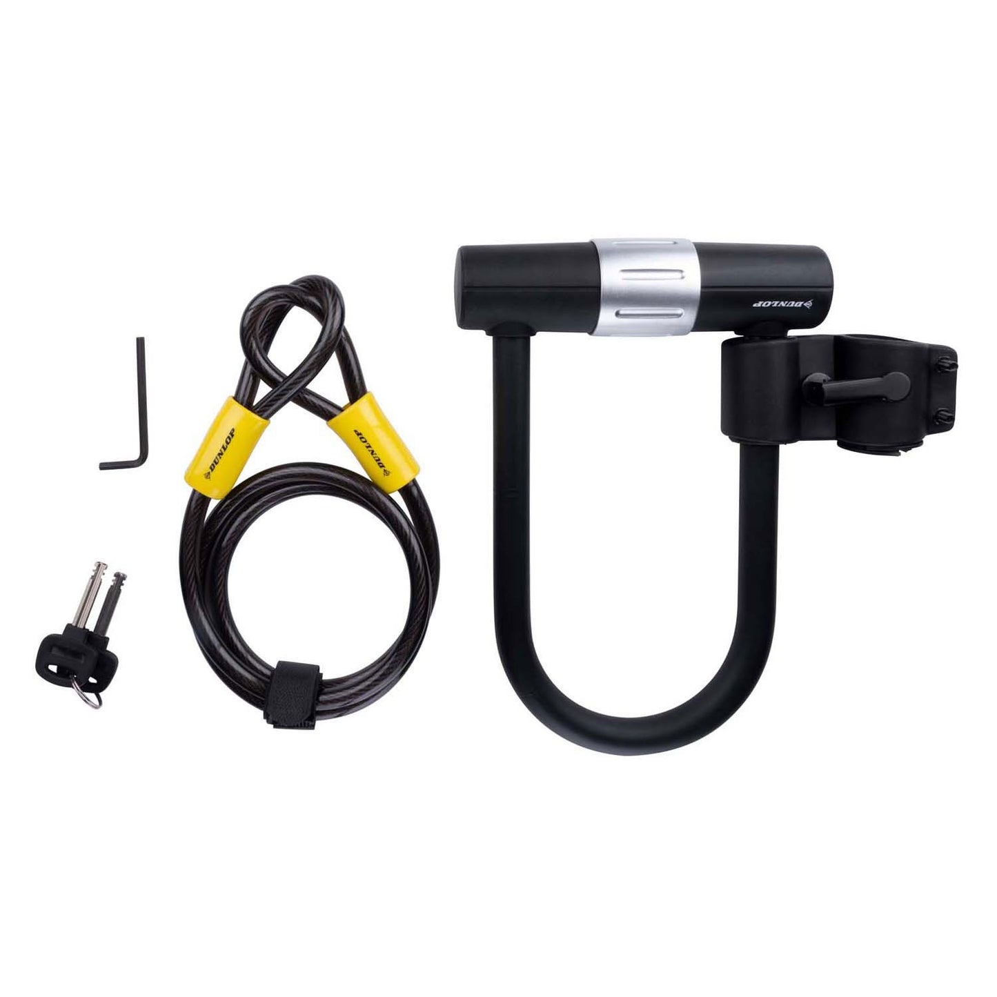 Dunlop Frame u-slot met kabel en houder