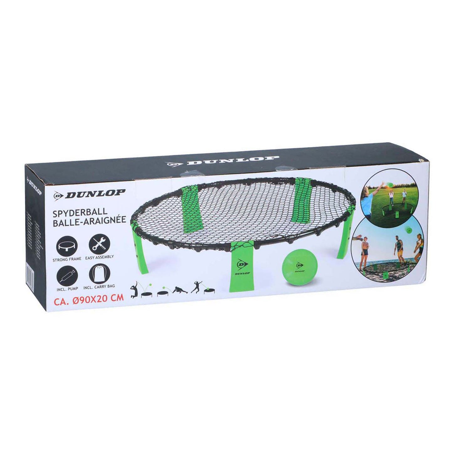 Vang-en Werp Spel Spyderball | Groen | 90cm