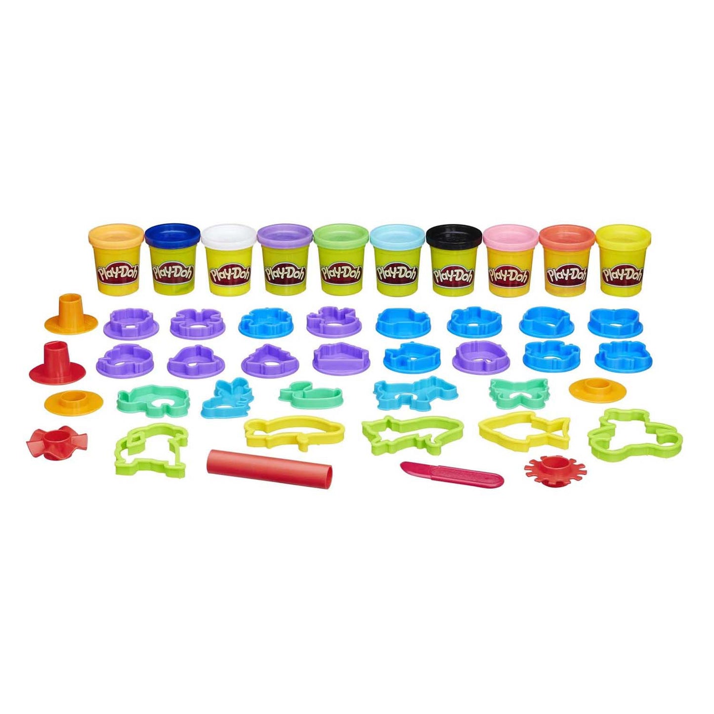 Hasbro Play-doh toolkit met +30 onderdelen 10 kleipotjes