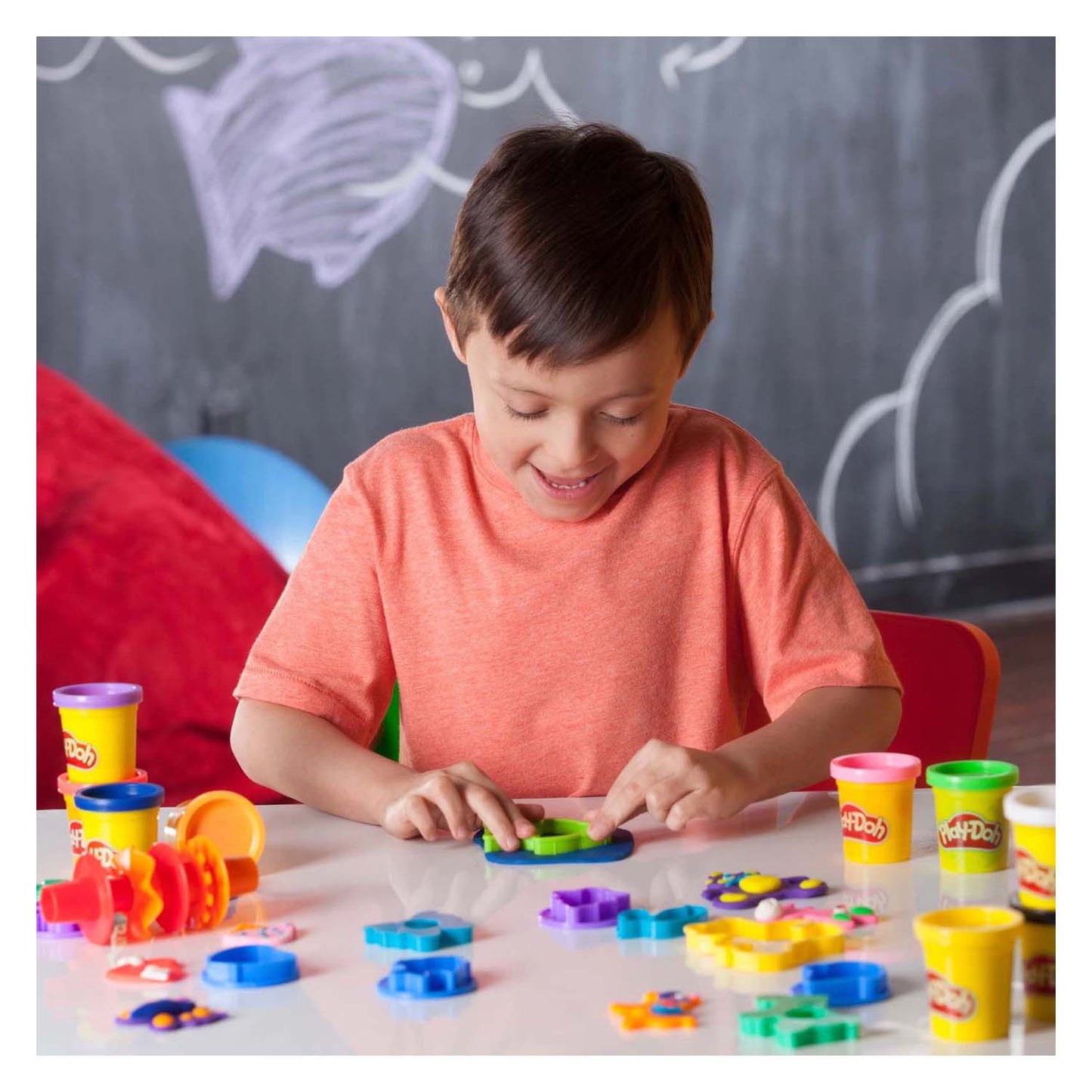 Hasbro Play-doh toolkit met +30 onderdelen 10 kleipotjes