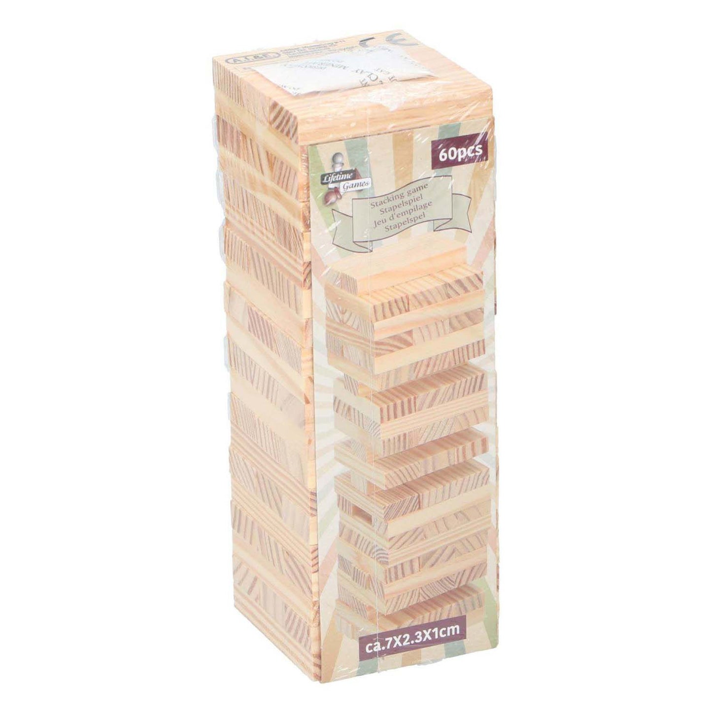 Houten Stapelspel - 60dlg