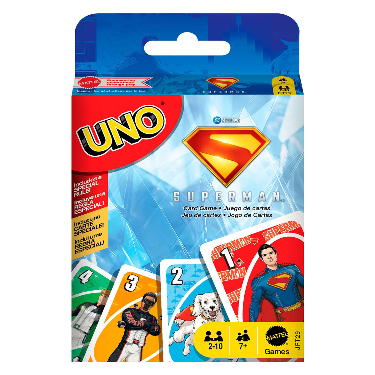 Mattel Uno superman kaartspel