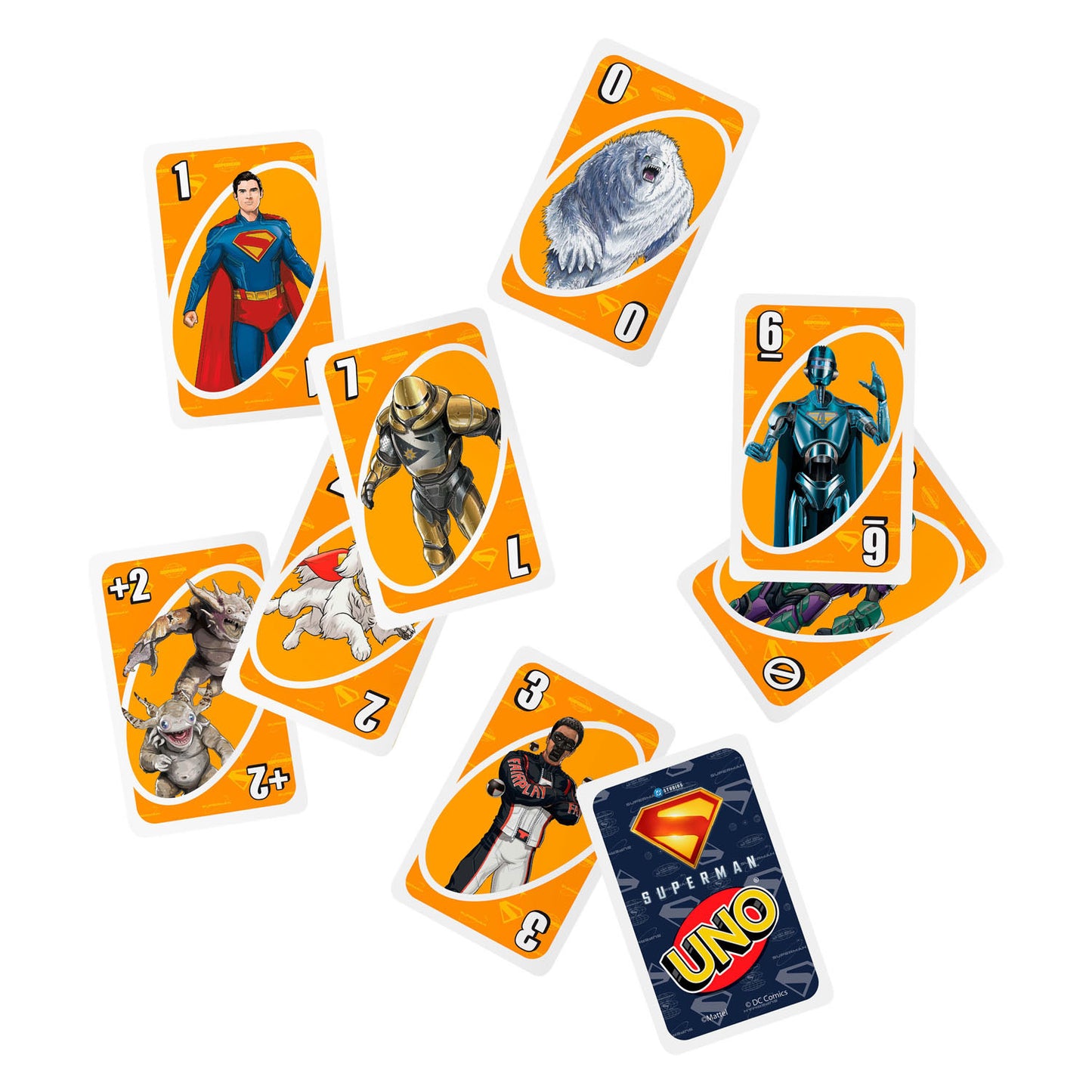 Mattel Uno superman kaartspel