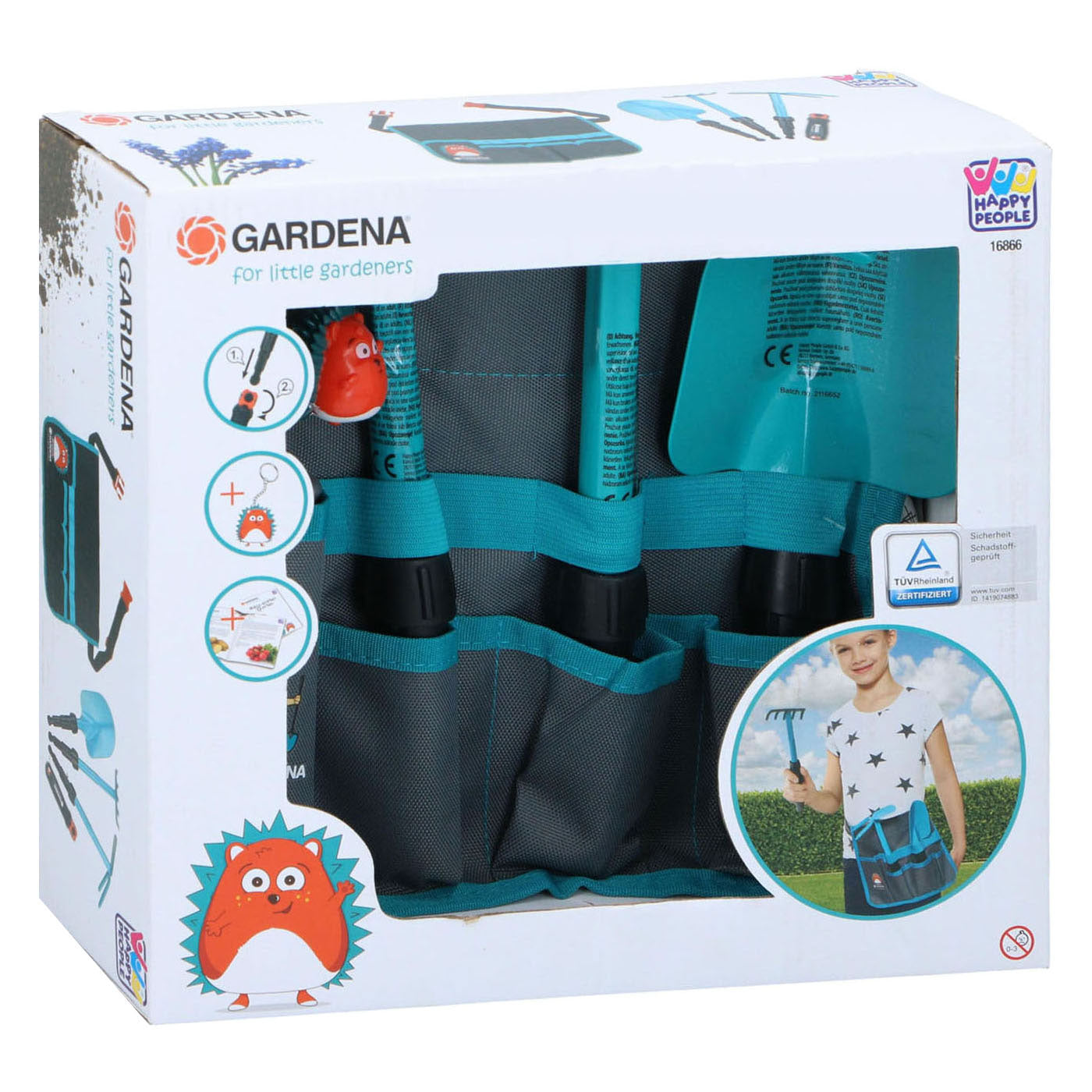 GARDENA kids tuingereedschapset met tas