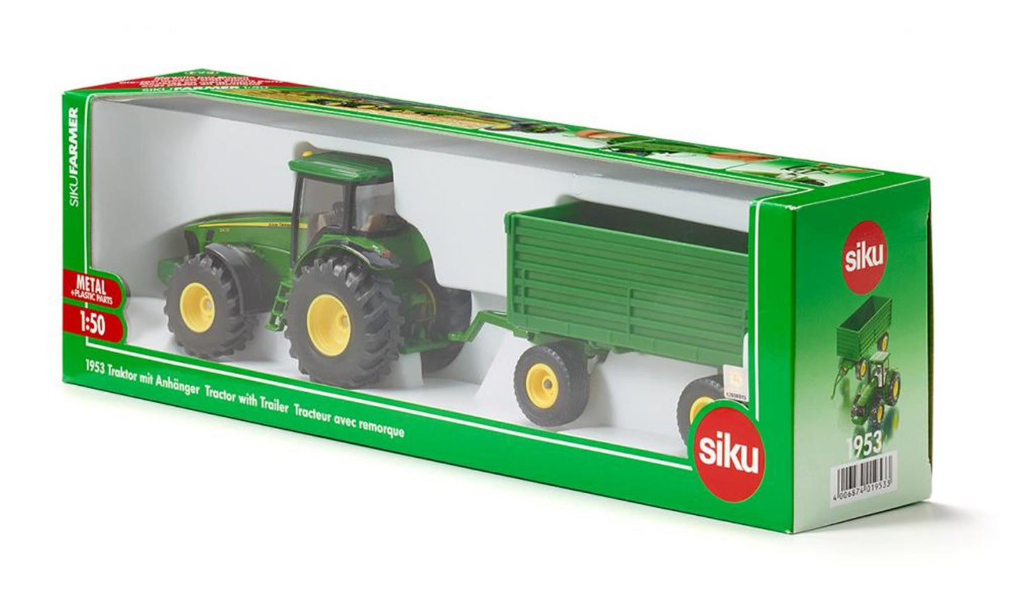 Siku 1953 traktor met aanhanger