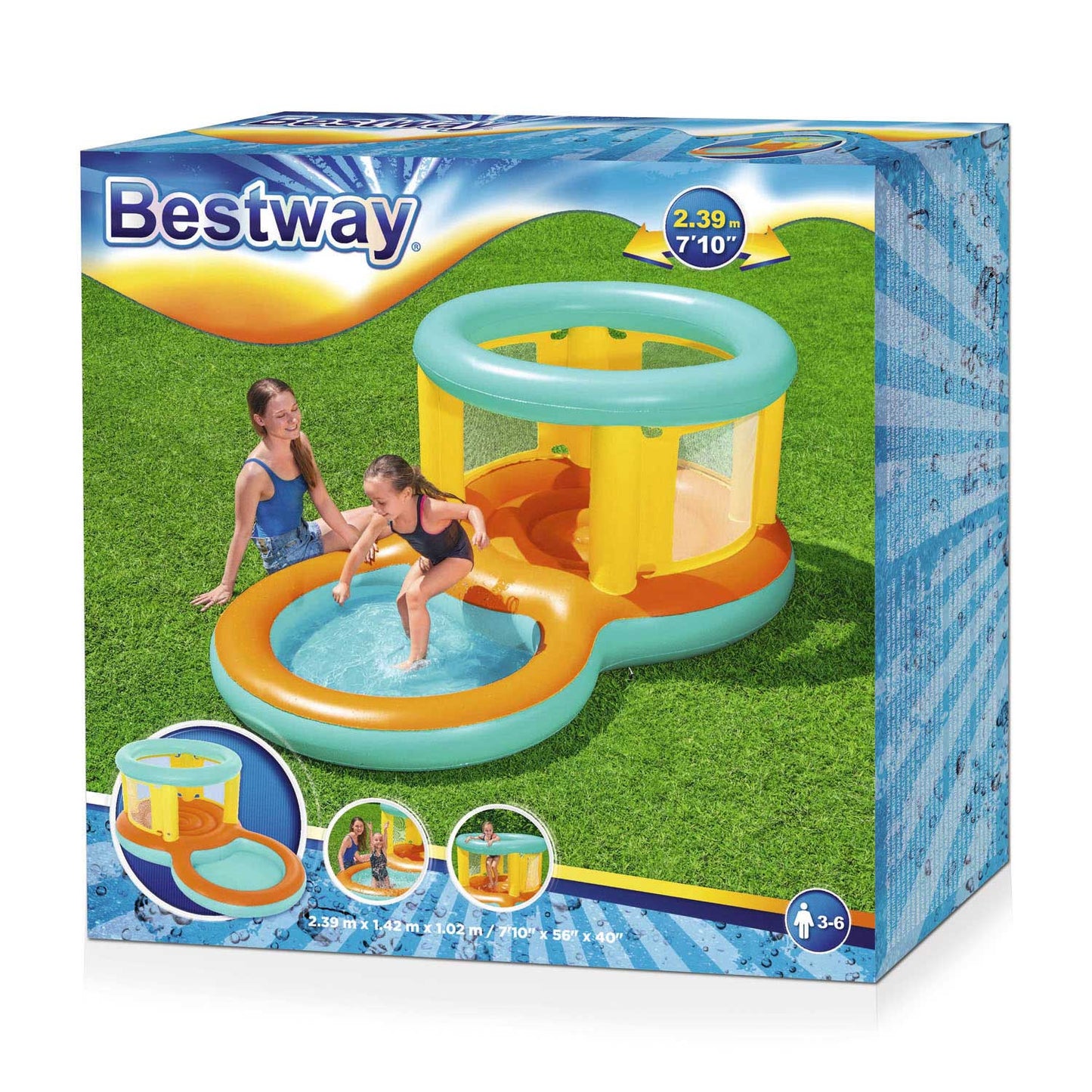 LuxeLivin' - waterspeelcentrum jumptopia 239x142x102 cm