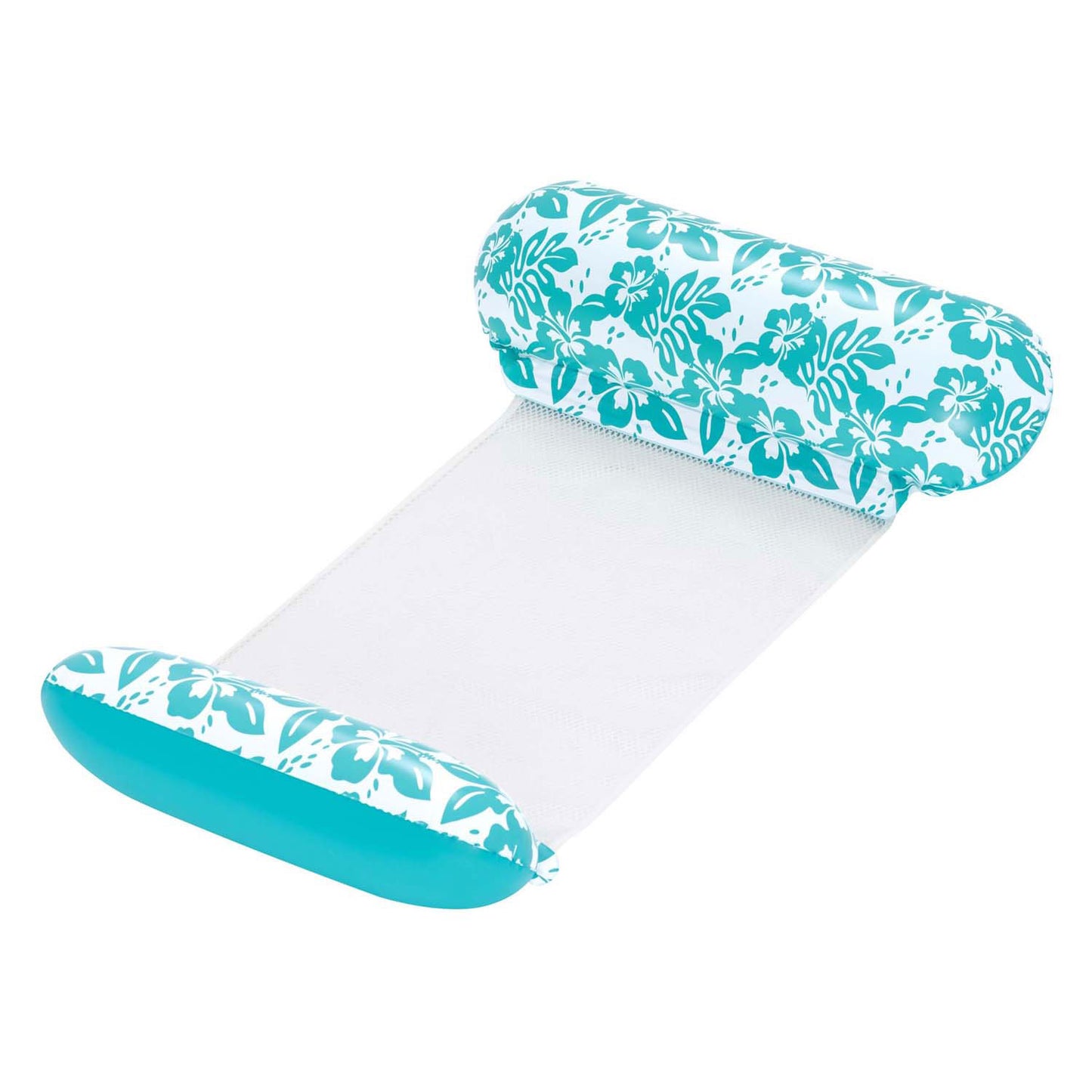 Bestway bloemen luchtbed met netbodem, 114cm