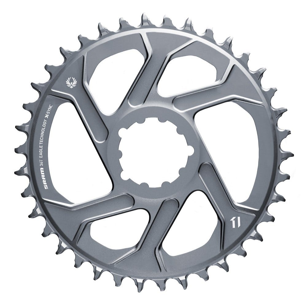 Sram kettingblad 36t x-sync 2 direct mount x01 eagle boost polar grey - 199925