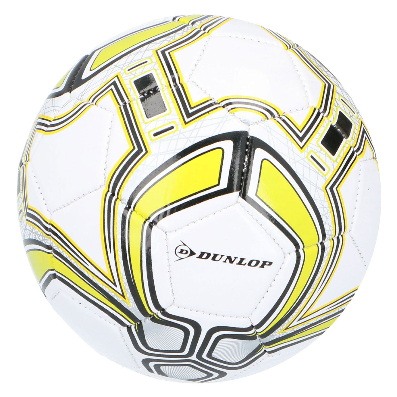 Merkloos Sans Marque Dunlop voetbal met print, 15cm