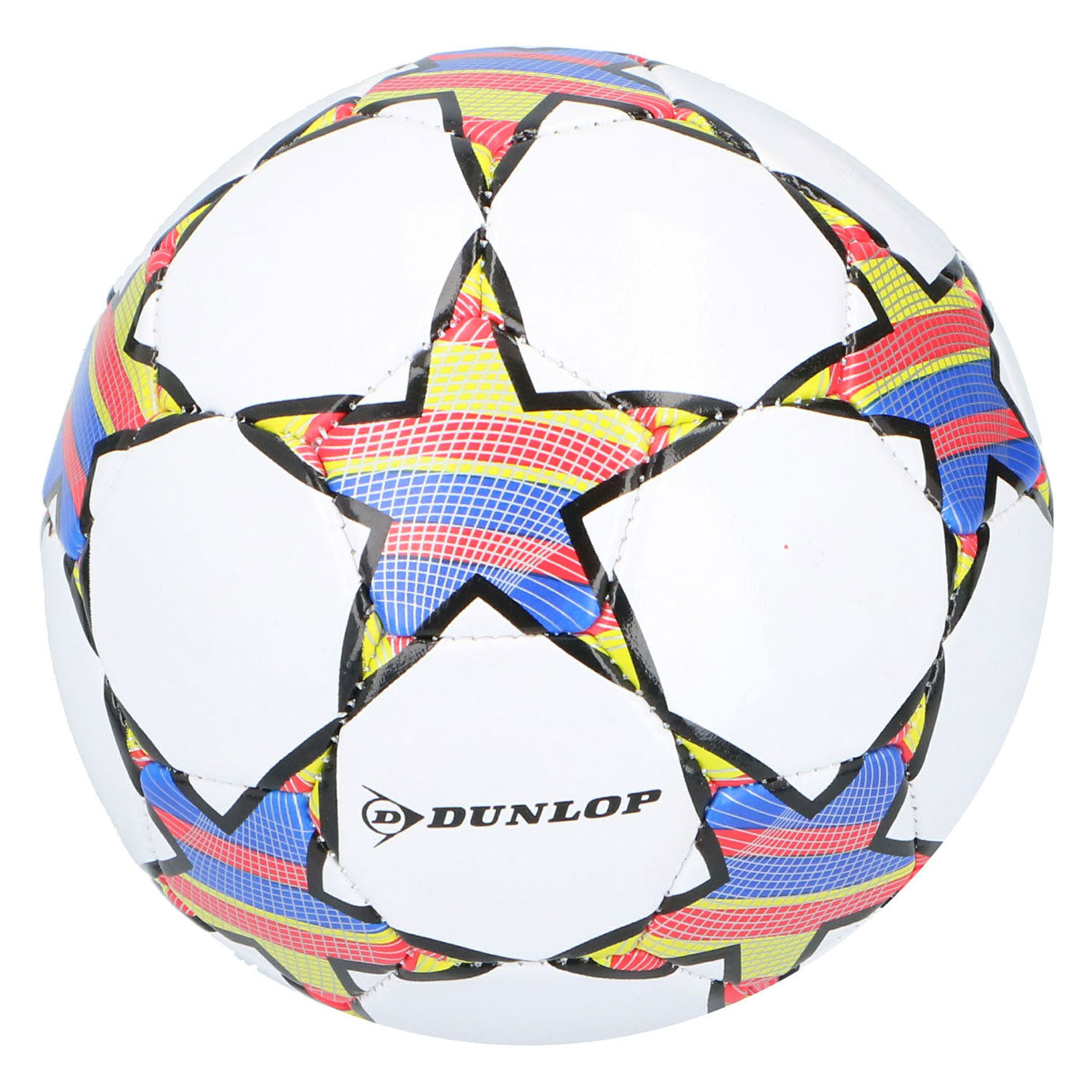 Merkloos Sans Marque Dunlop voetbal met print, 15cm