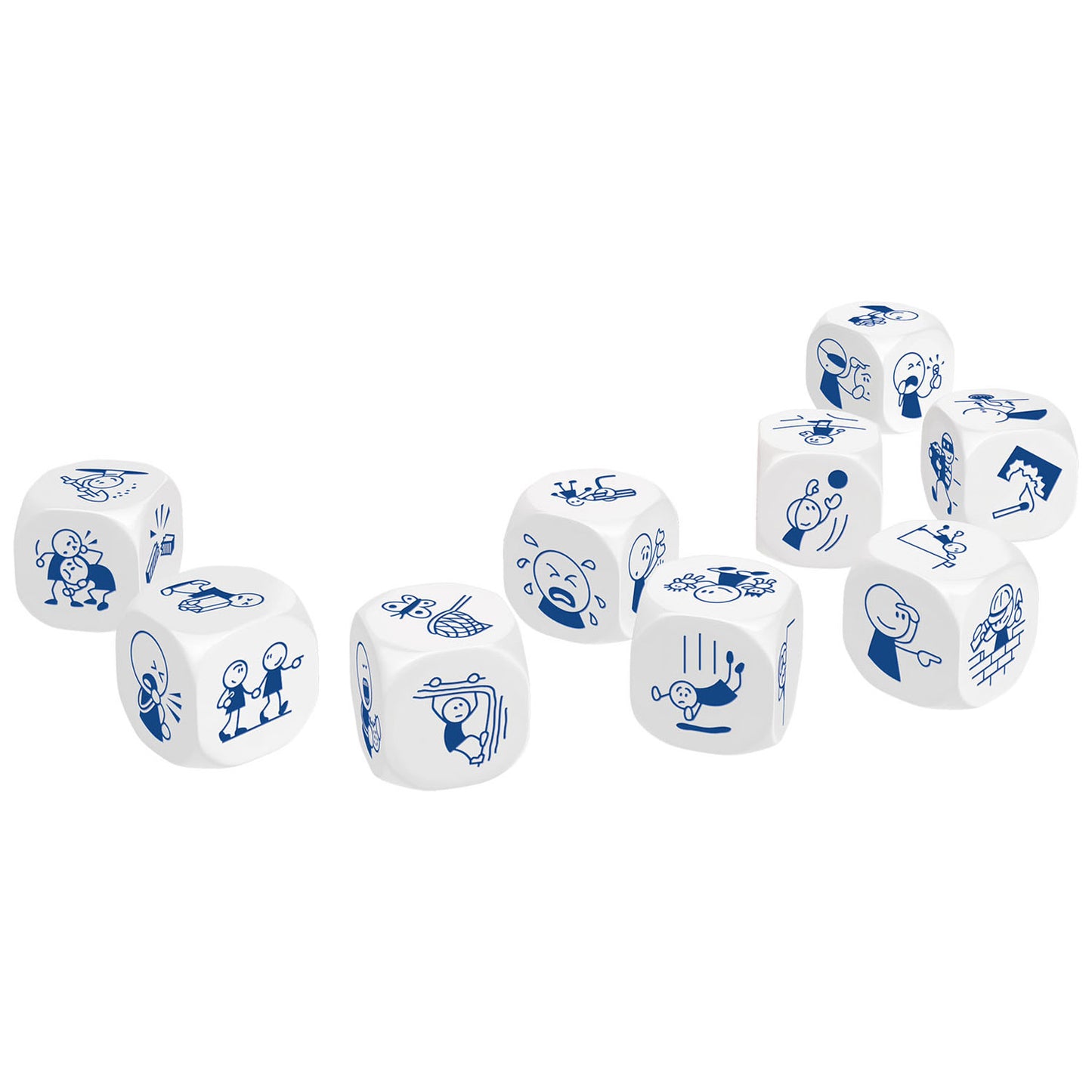 Asmodee Rory's story cubes actions dobbelspel