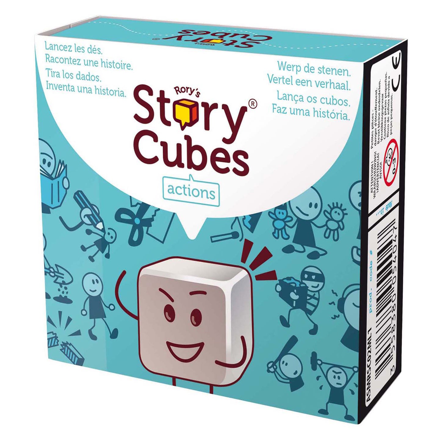 Asmodee Rory's story cubes actions dobbelspel