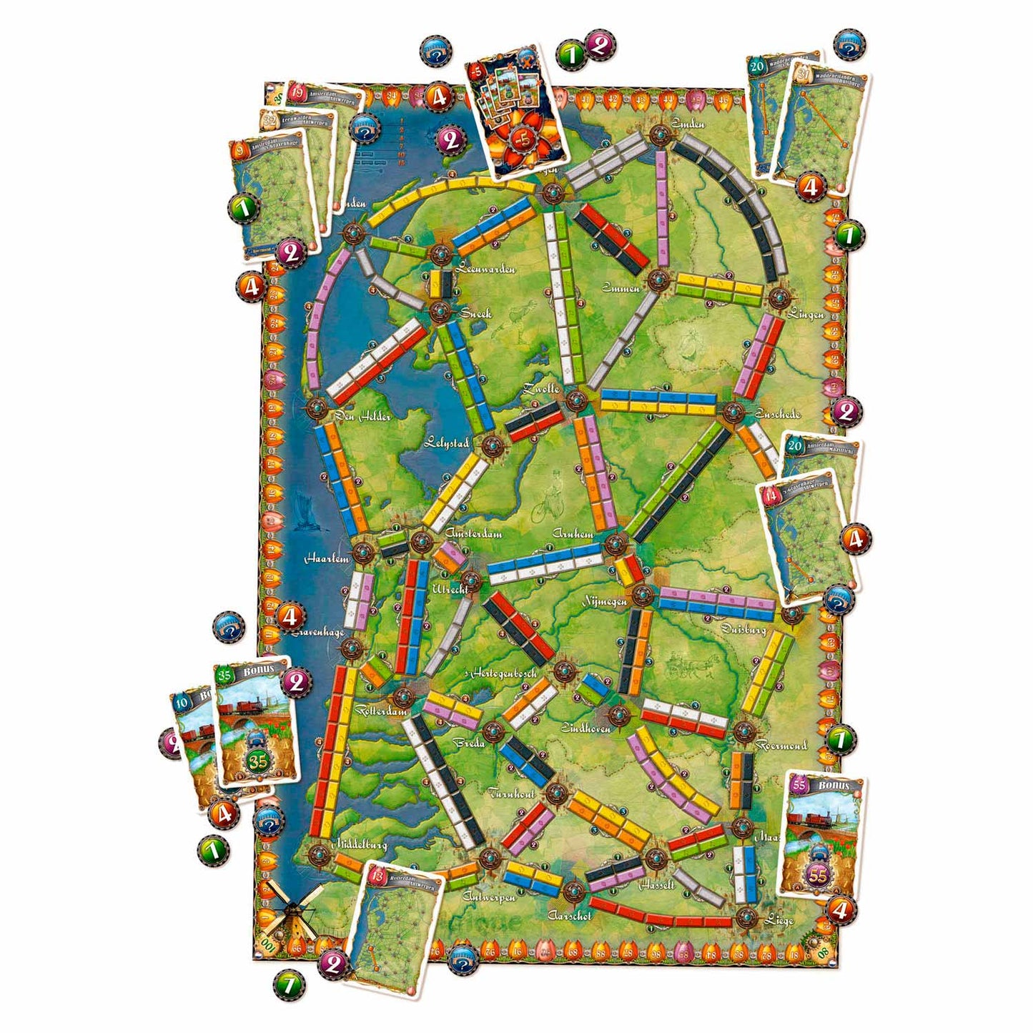 Asmodee Ticket to ride - nederland bordspel