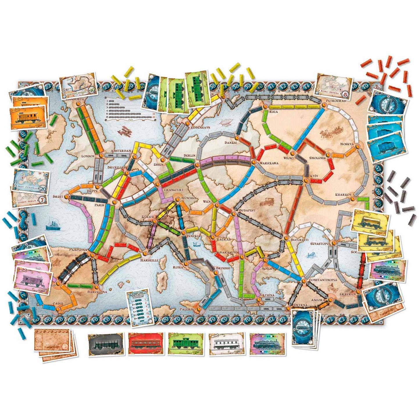 Asmodee Ticket to ride europe bordspel