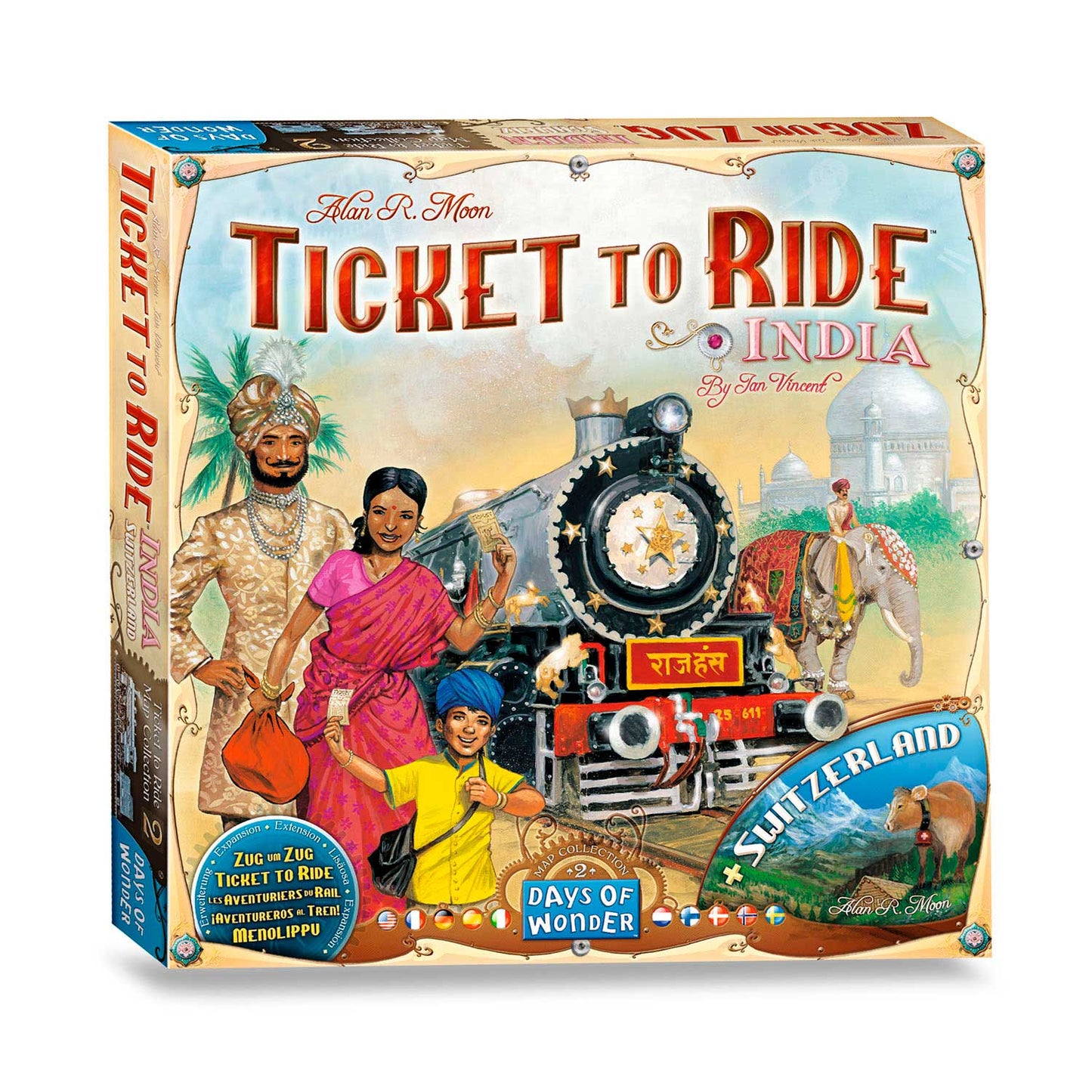 Asmodee Ticket to ride india bordspel