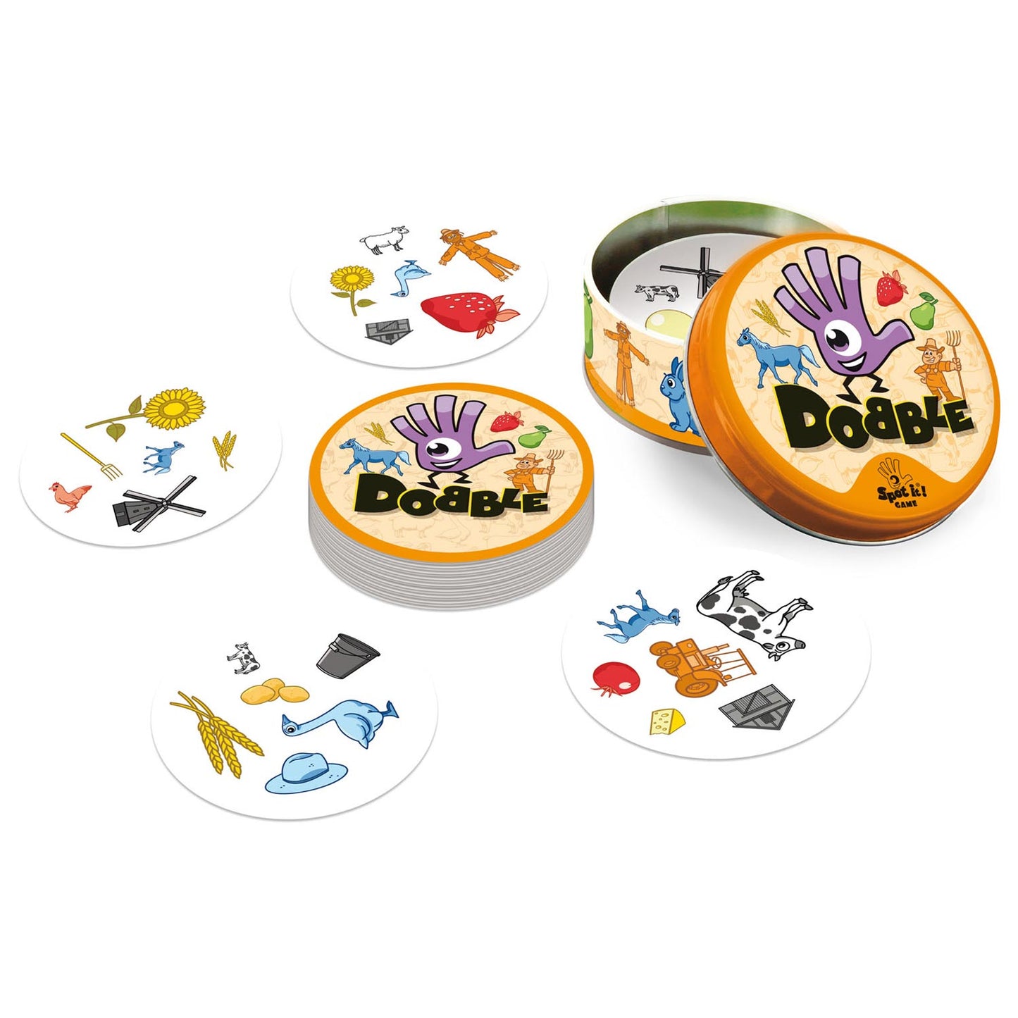 Asmodee Dobble boerderij kaartspel