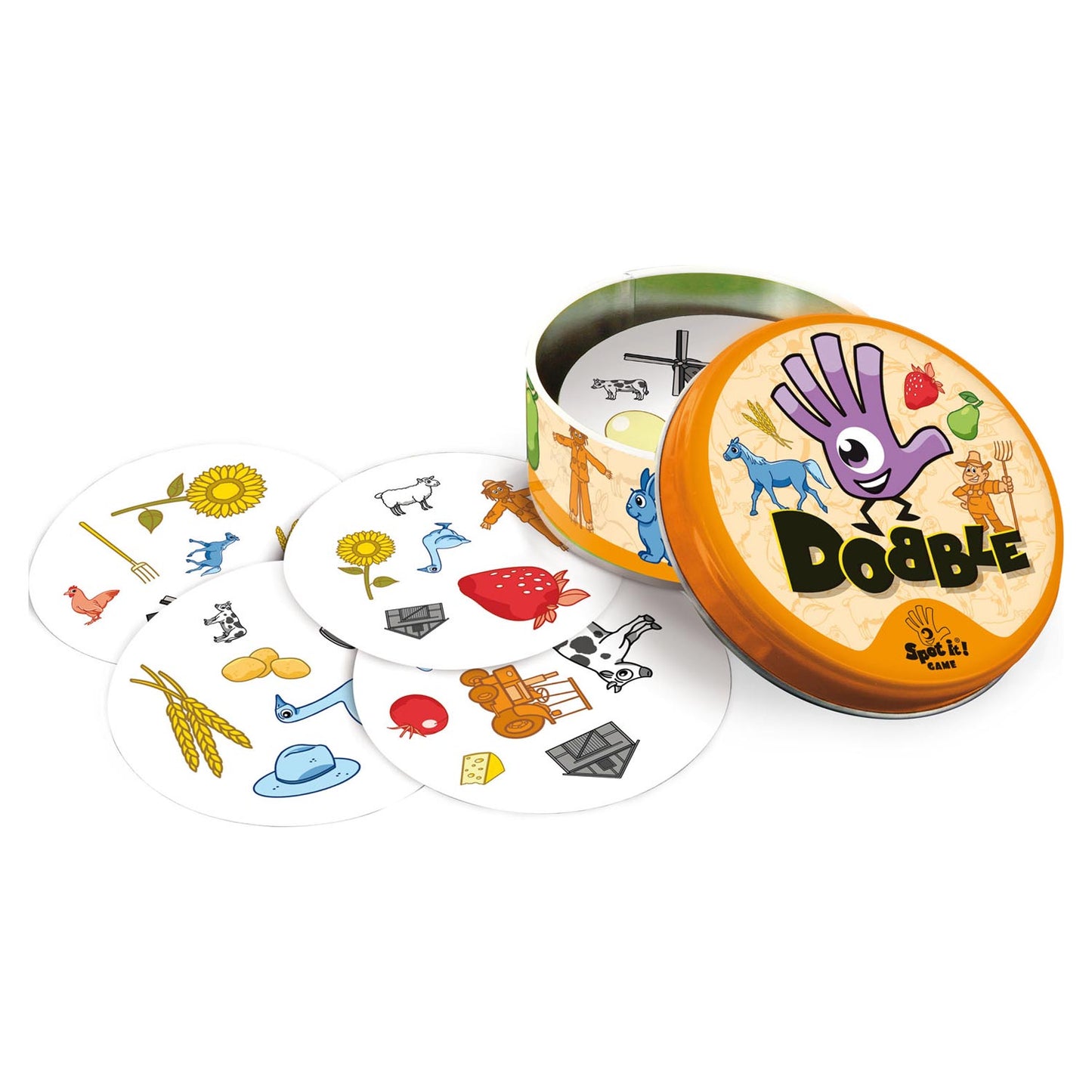 Asmodee Dobble boerderij kaartspel