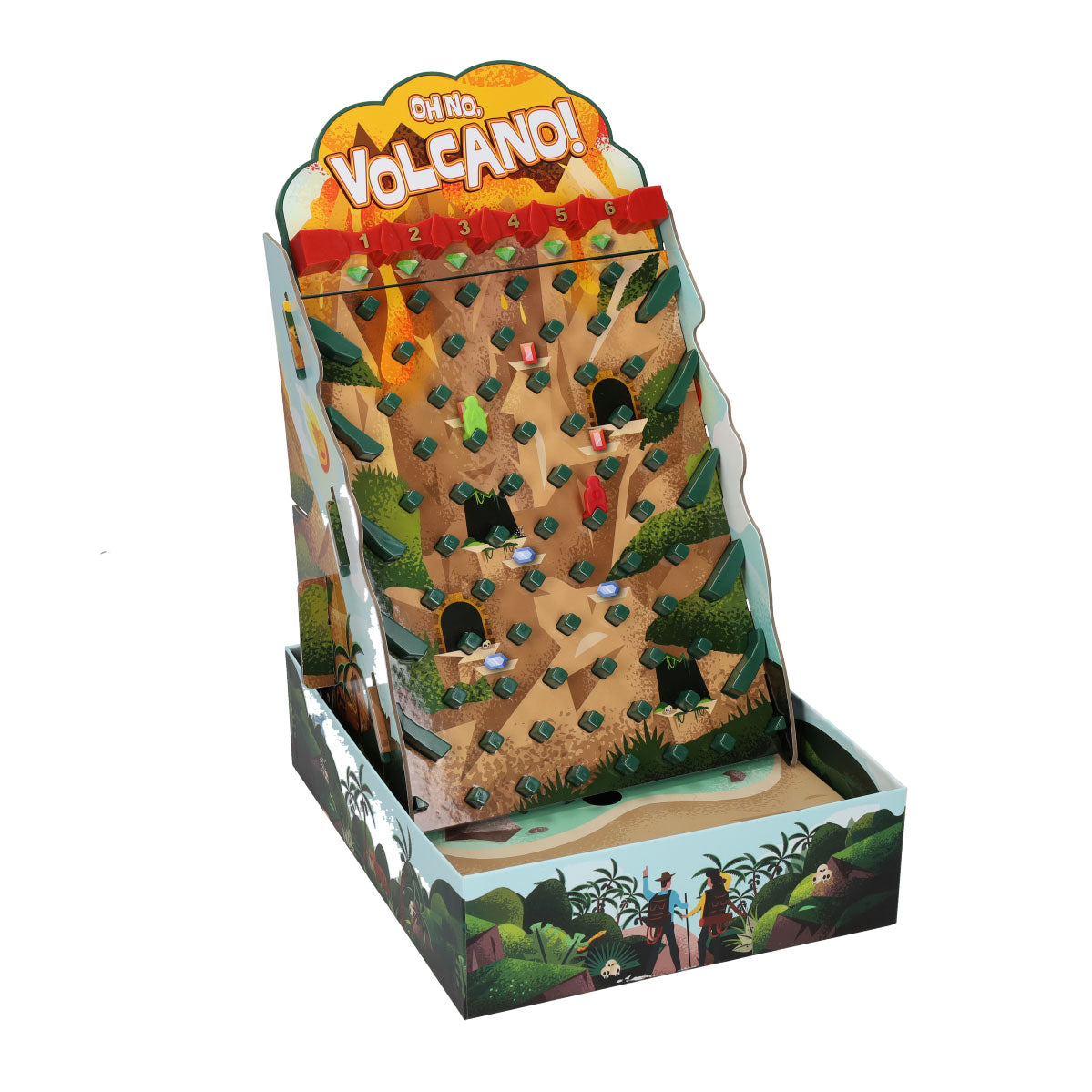Asmodee Oh no volcano kaartspel - 2-4 spelers