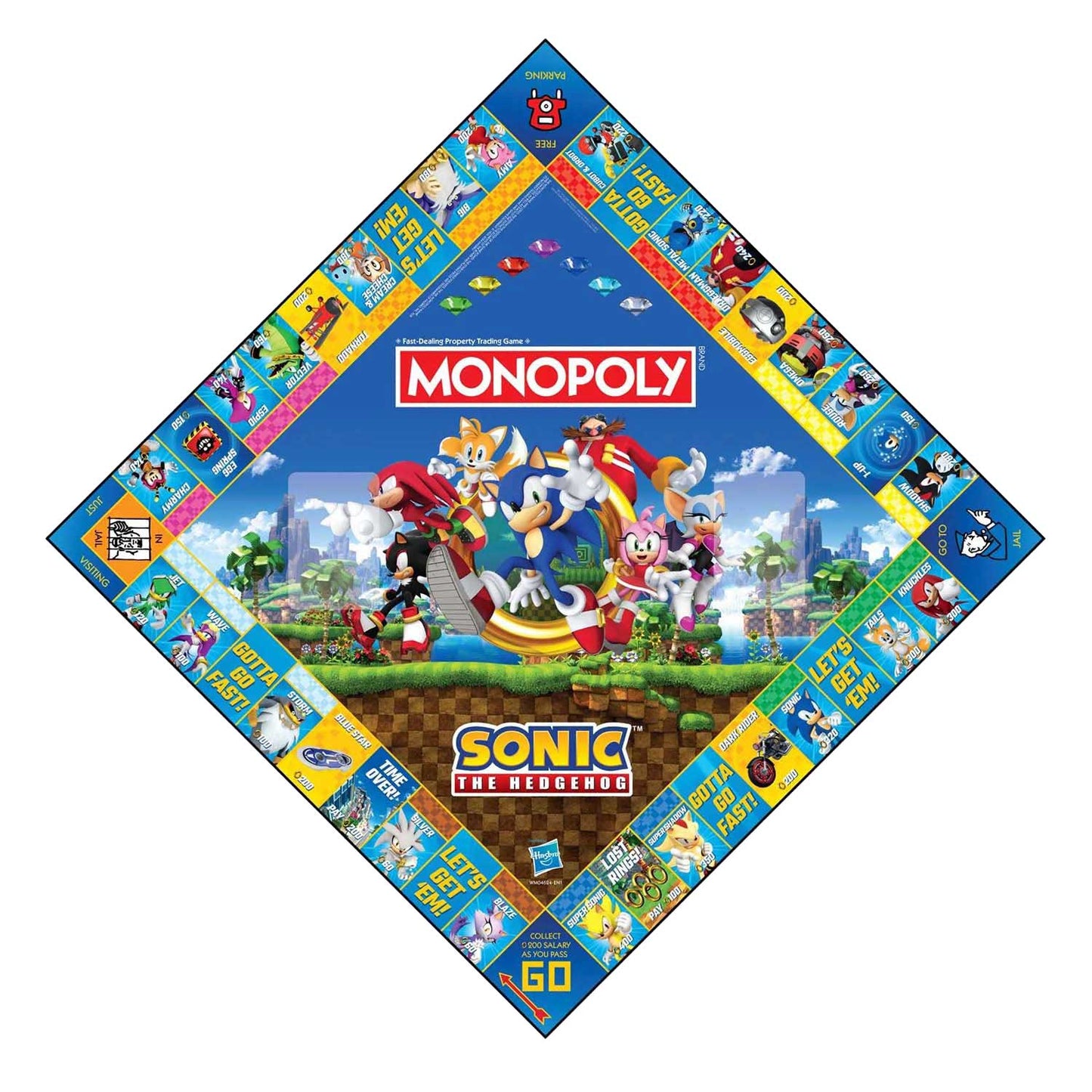 Winning Moves Monopoly sonic the hedgehog