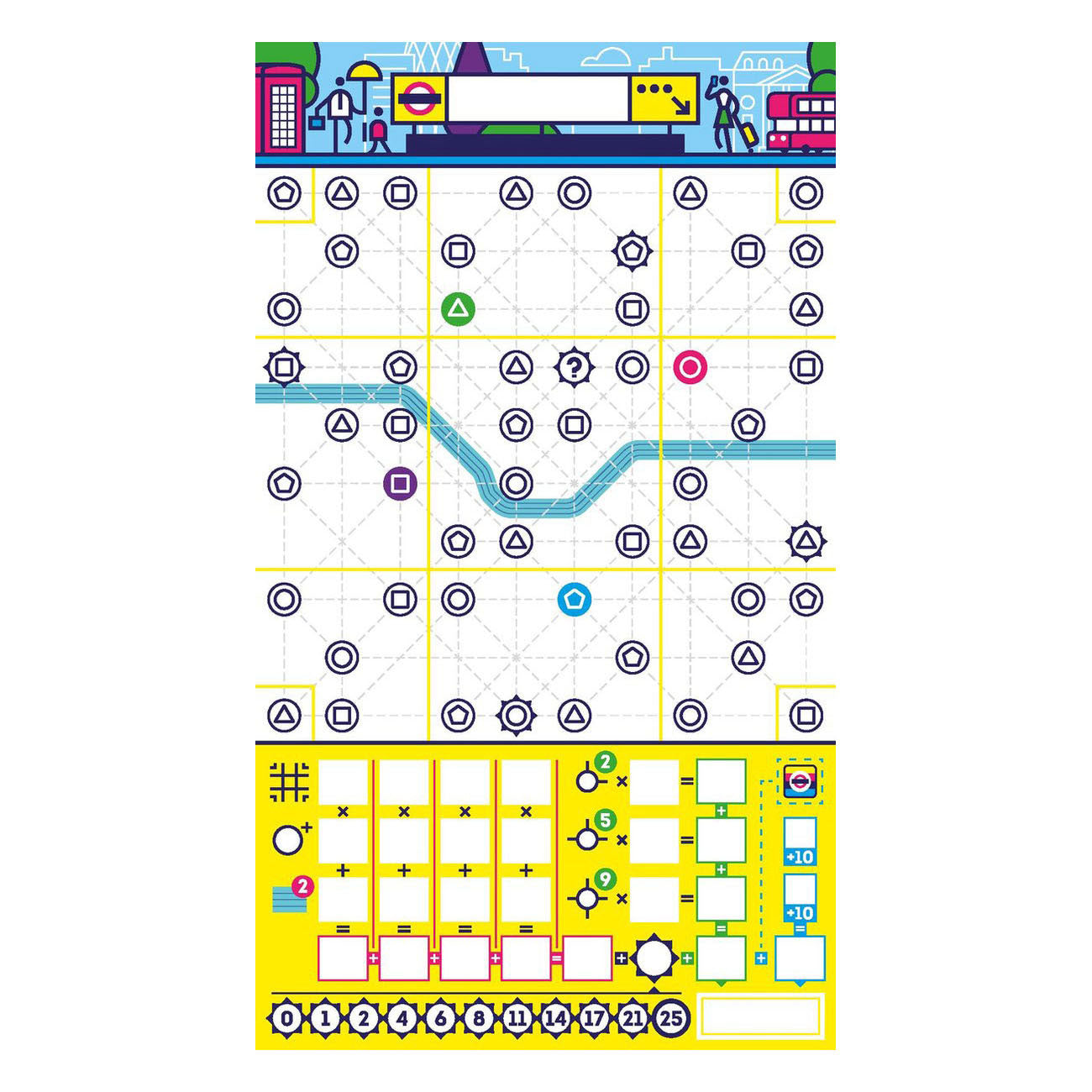 Geronimo Games Blue orange gezelschapsspel next station london