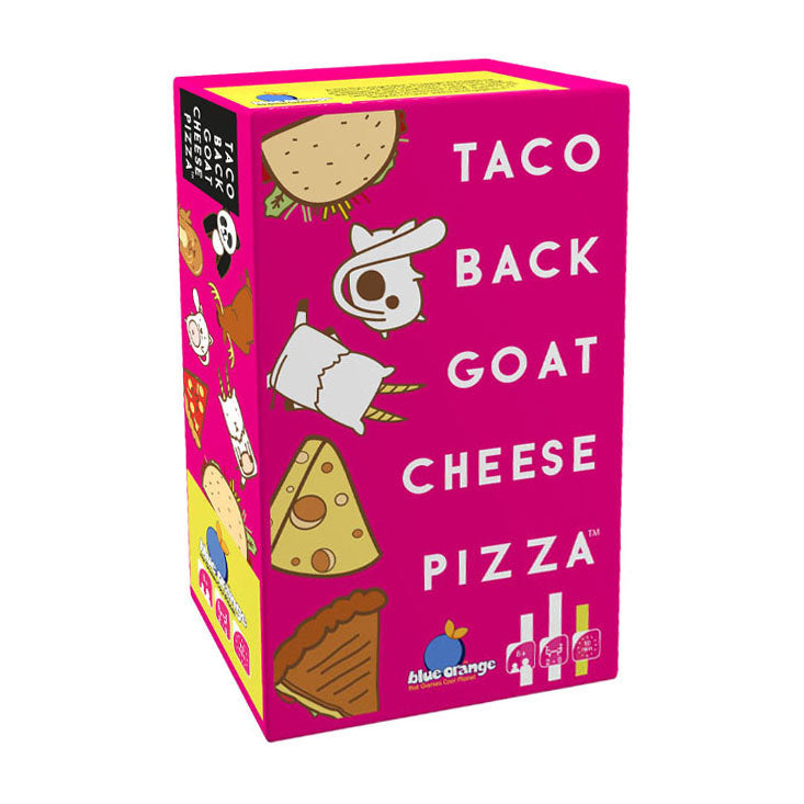 Geronimo Games Blue orange kaartspel taco back goat cheese pizza