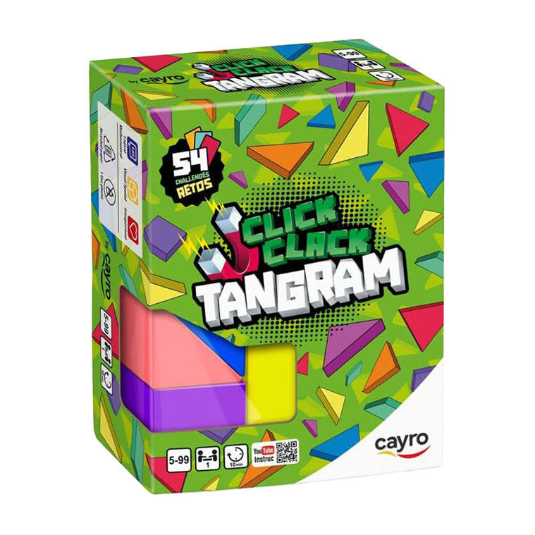 Geronimo Games Cayro magnetisch blokkenspel click clack tangram