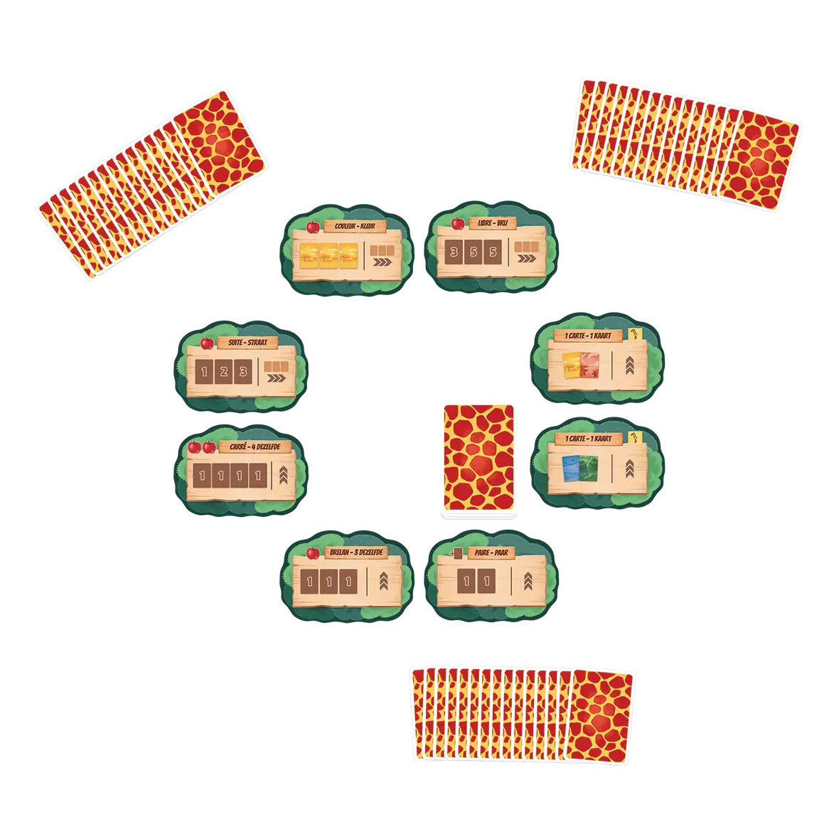 Geronimo Games kaartspel giraffe raffe