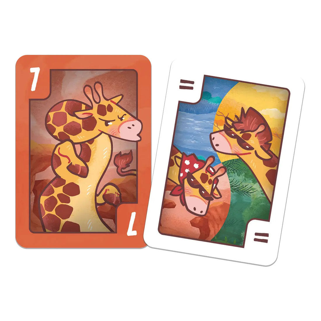 Geronimo Games kaartspel giraffe raffe