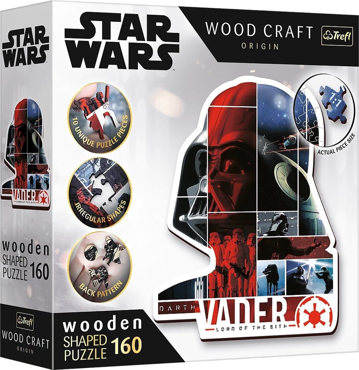 Star Wars houten puzzel darth Vader 160 stukjes