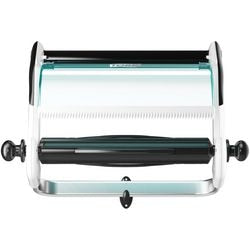 Poetspapierdispenser Tork W2 wit turquoise