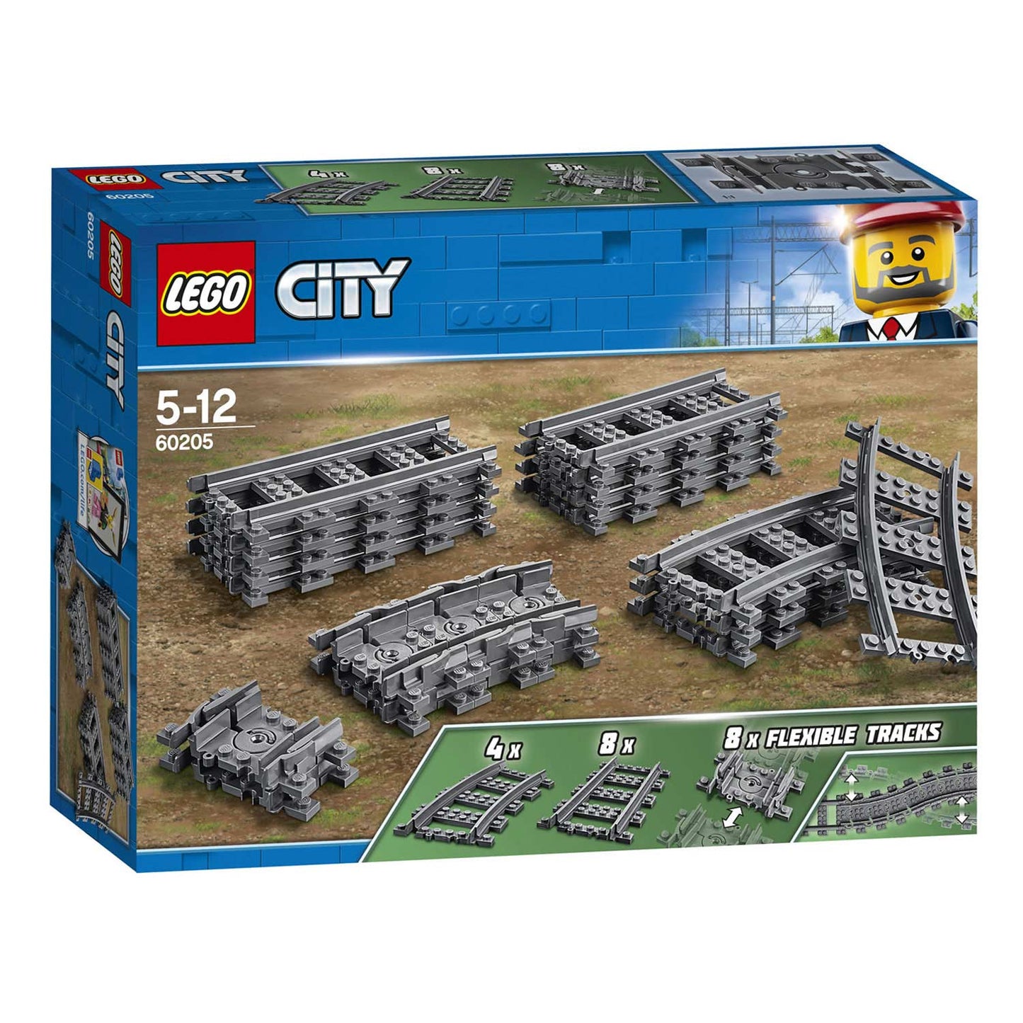 LEGO city 60205 treinrails