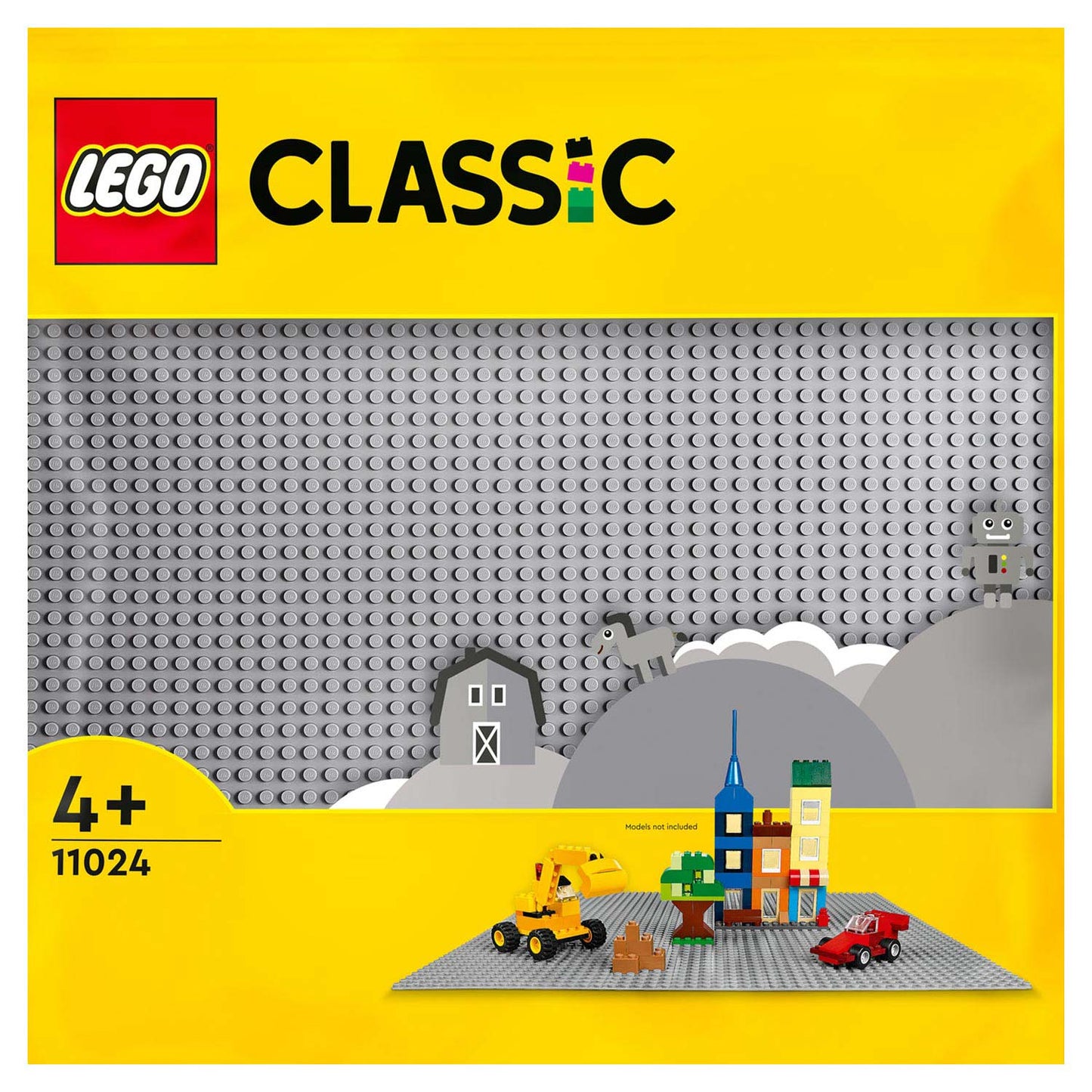 LEGO classic grijze bouwplaat 48x48 bouwbord 11024