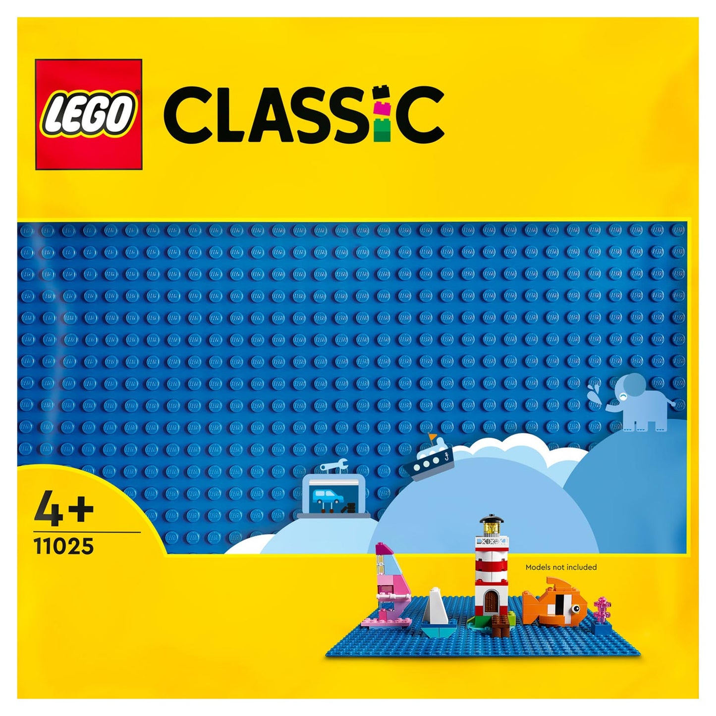 LEGO classic blauwe bouwplaat - 11025