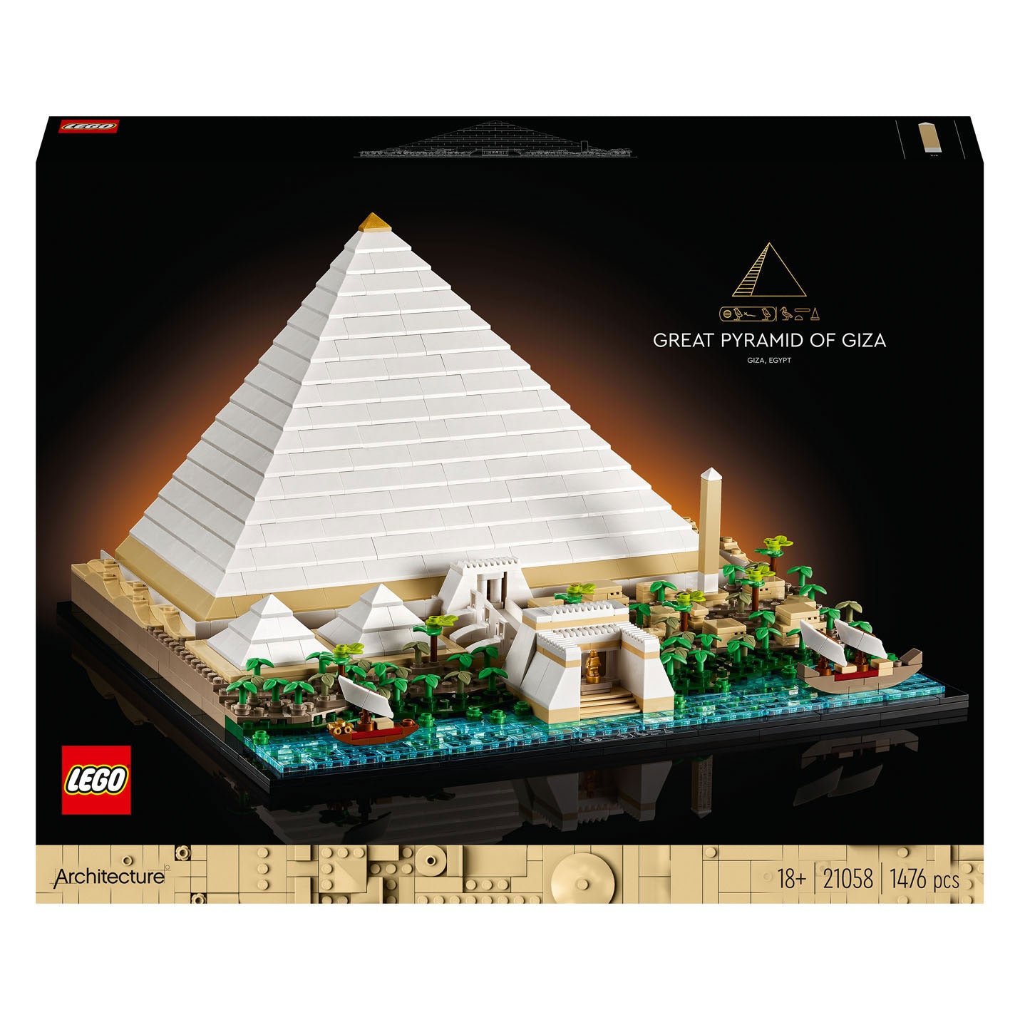 LEGO architecture - grote piramide van gizeh constructiespeelgoed (21058)