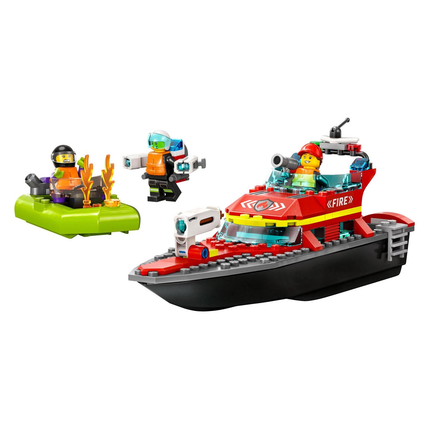LEGO city reddingsboot brand speelgoed voor kinderen - 60373