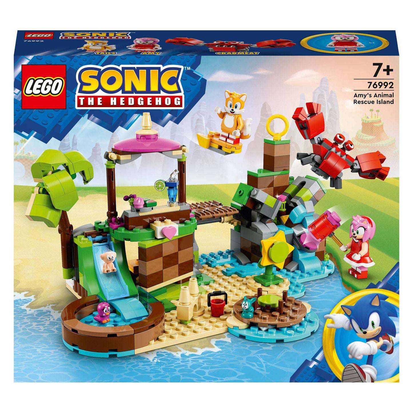 LEGO sonic the hedgehog - amy's dierenopvangeiland constructiespeelgoed (76992)