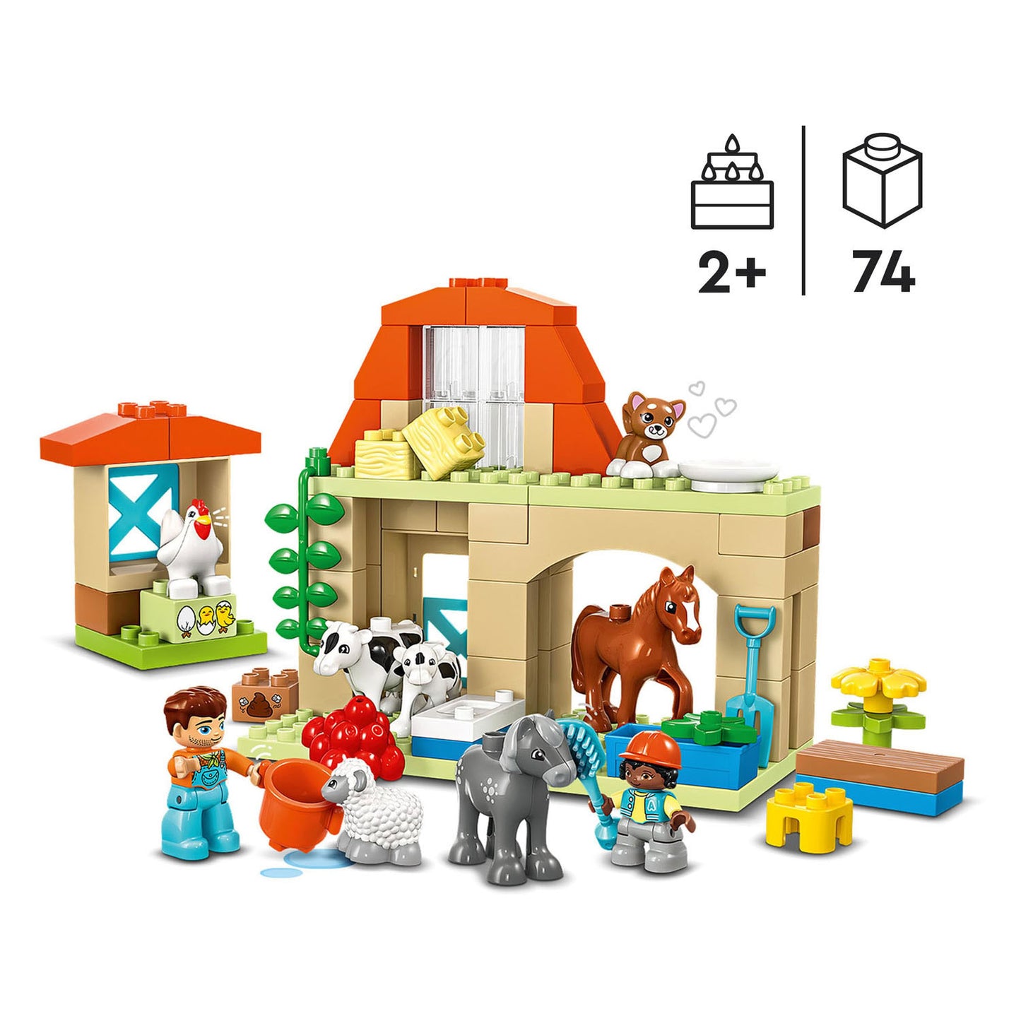LEGO duplo town 10416 dieren verzorgen op de boerderij
