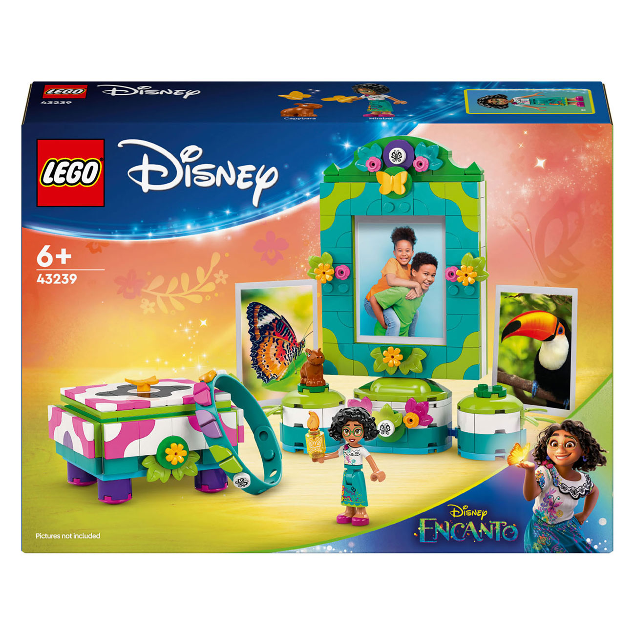 LEGO disney 43239 mirabels fotolijstje en sieradendoos