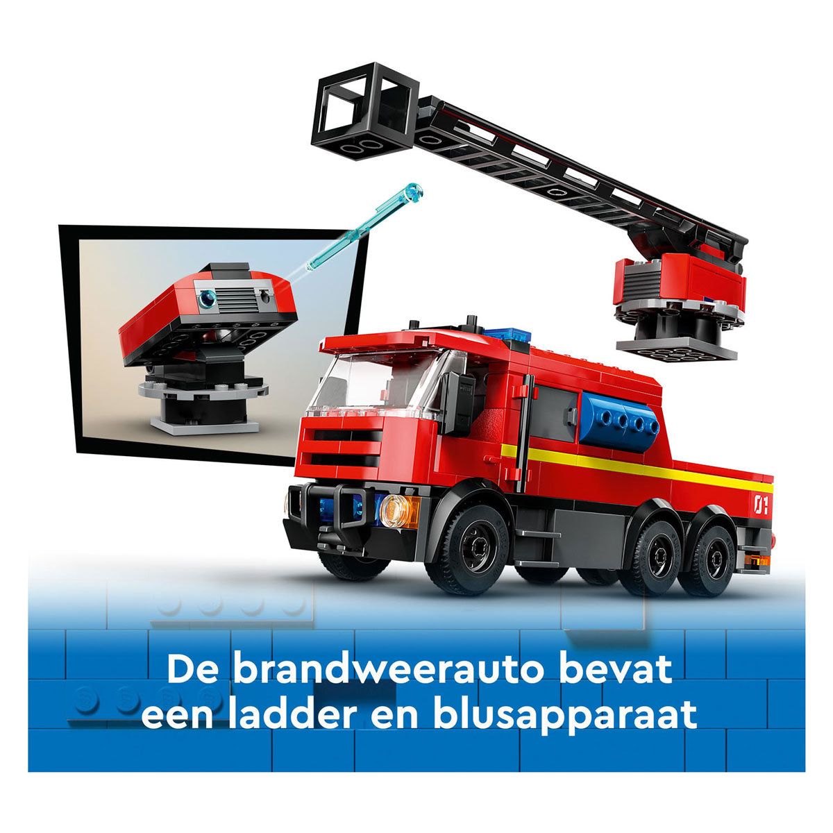 LEGO city 60414 brandweerkazerne en brandweerauto