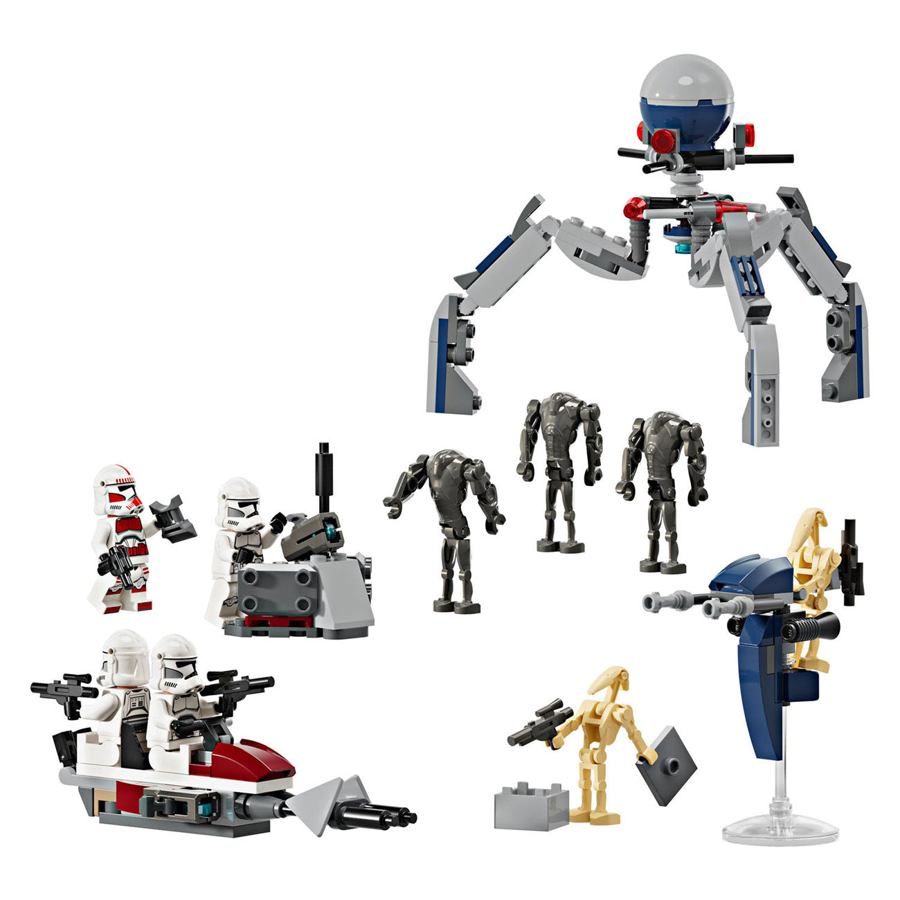 LEGO star wars 75372 clone trooper en battle droid battle pack