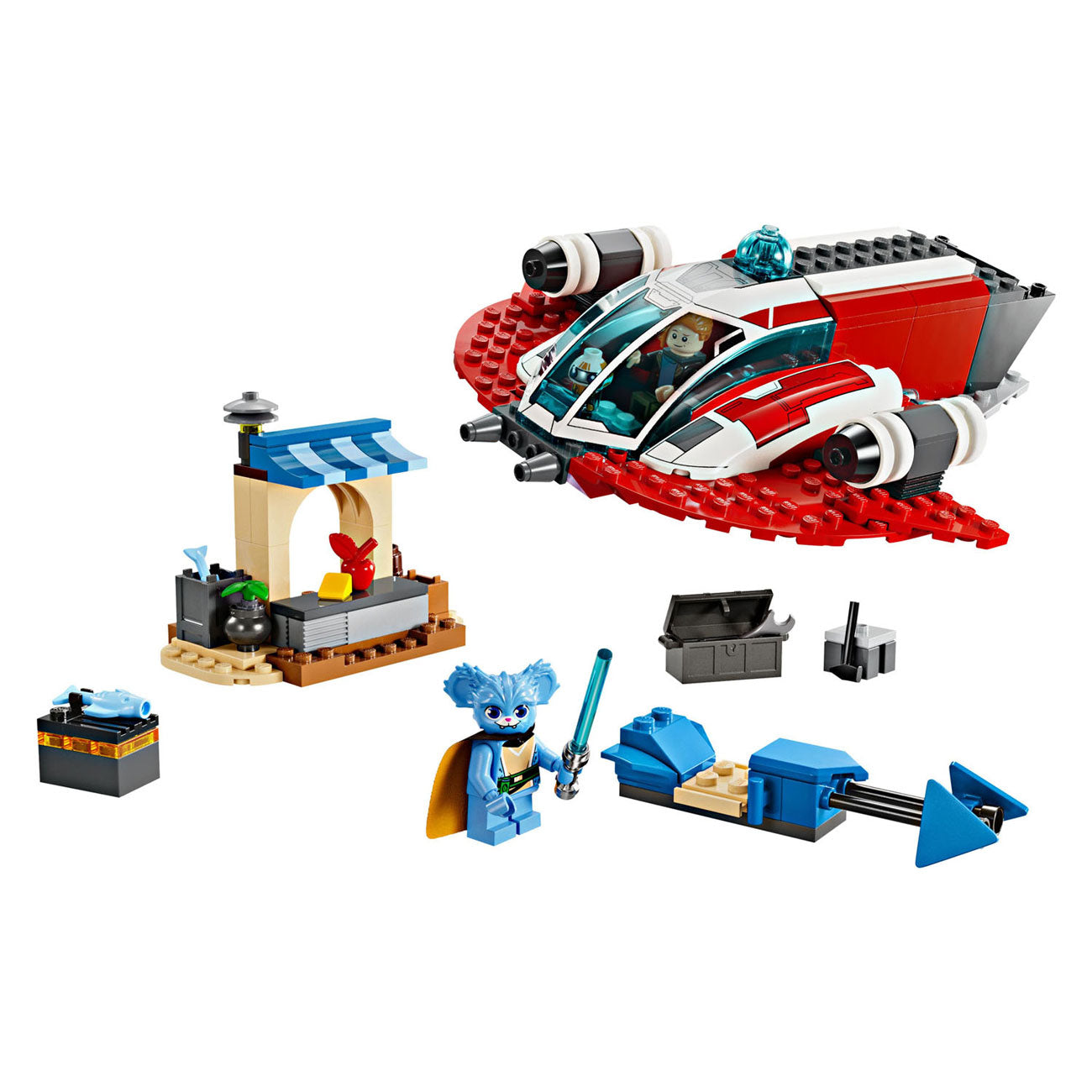 LEGO star wars 75384 de crimson firehawk