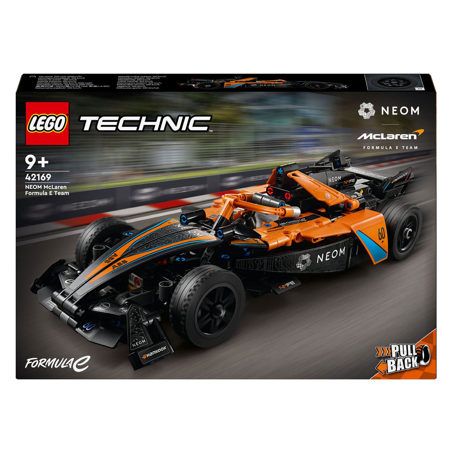 LEGO technic 42169 neom mclaren formula e racewagen