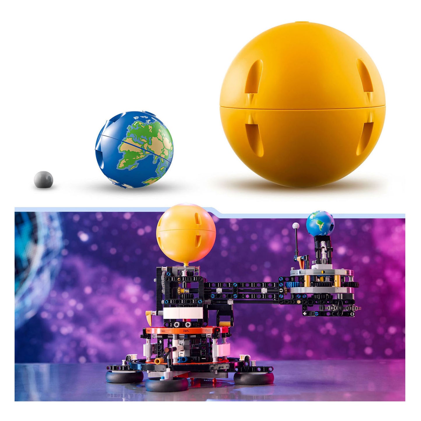 LEGO technic 42179 de aarde en de maan in beweging