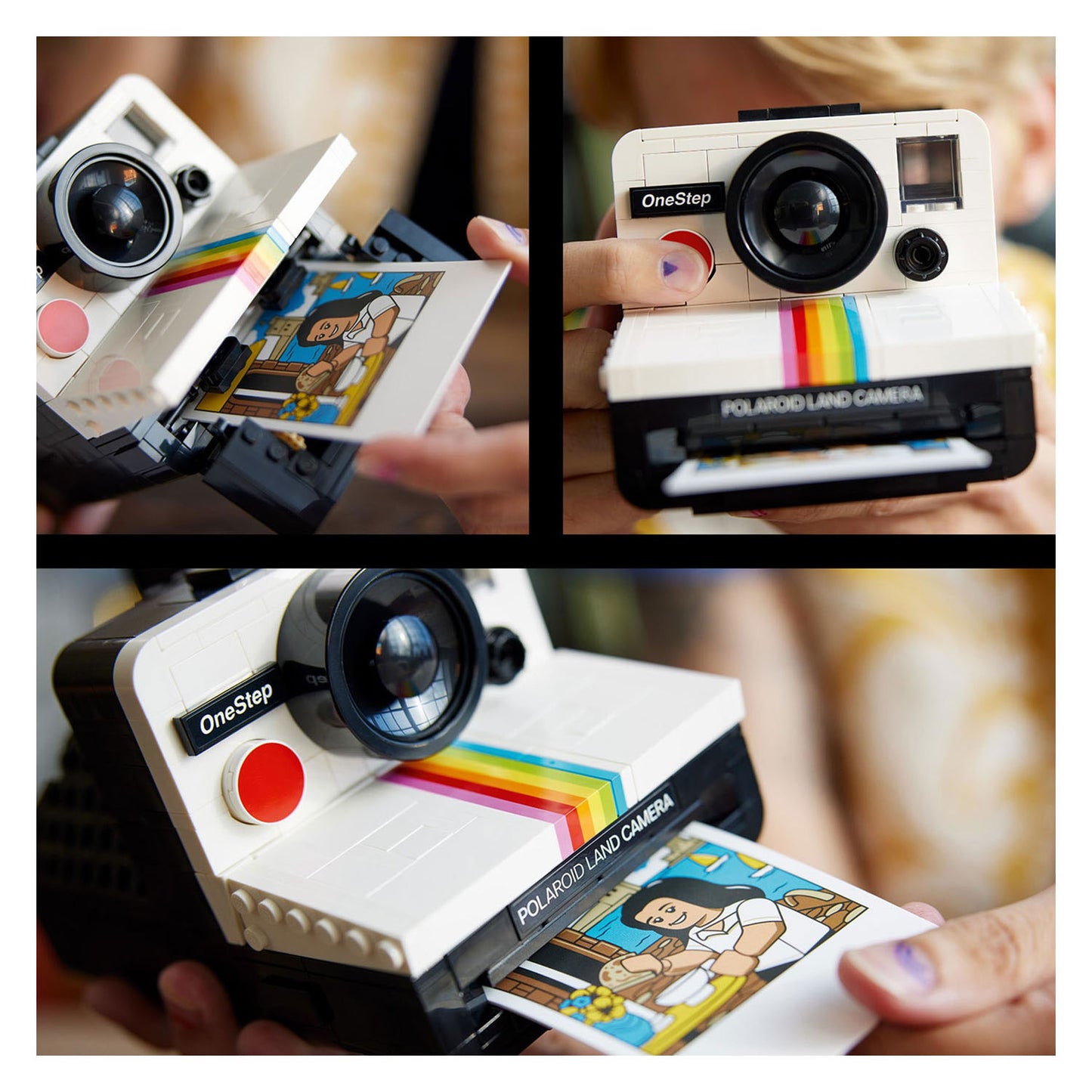 LEGO ideas polaroid onestep sx-70 camera constructiespeelgoed (21345)
