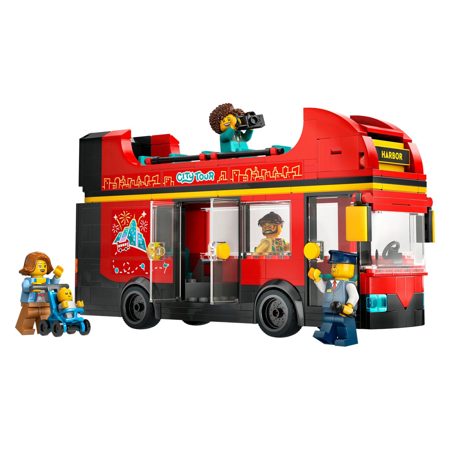 LEGO city 60407 toeristische rode dubbeldekker