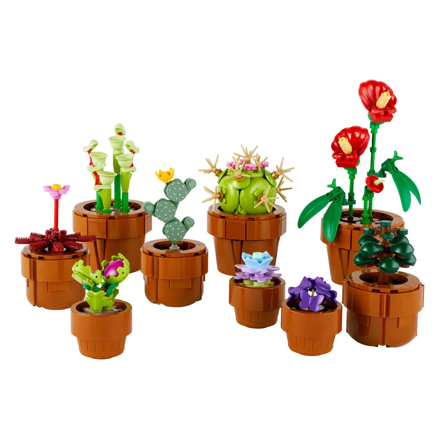 LEGO icons 10329 miniplantjes
