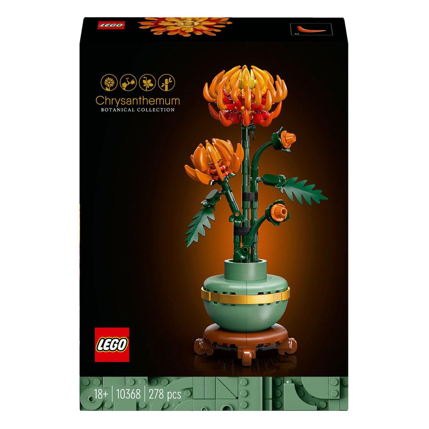 LEGO icons chrysant - botanical collection - 10368