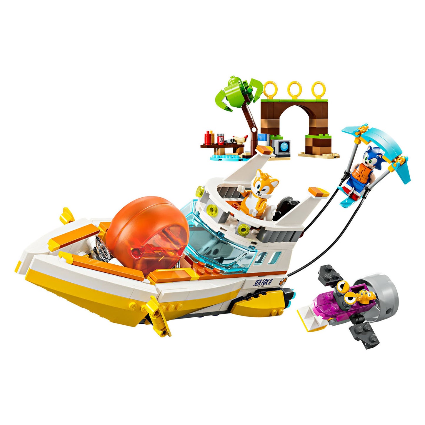LEGO sonic 76997 tails' avonturenboot